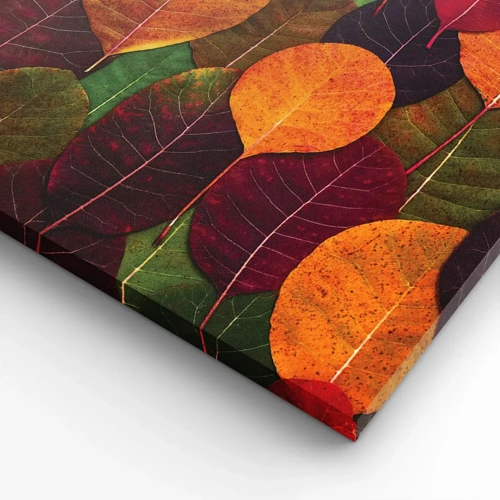 Bild auf Leinwand - Leinwandbild - Herbstmosaik - 70x50 cm