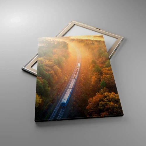 Bild auf Leinwand - Leinwandbild - Herbstreise - 70x100 cm