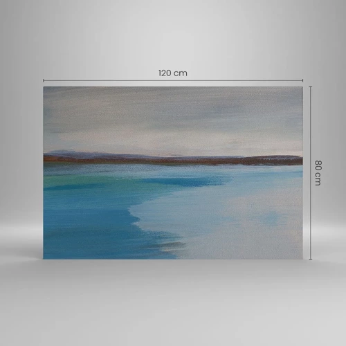 Bild auf Leinwand - Leinwandbild - Horizontale Landschaft - 120x80 cm