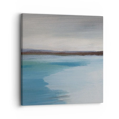 Bild auf Leinwand - Leinwandbild - Horizontale Landschaft - 30x30 cm