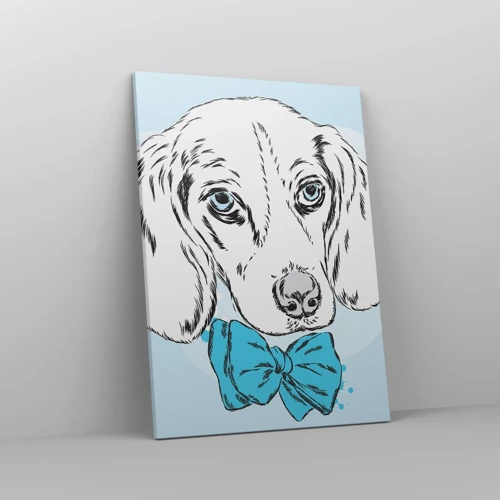 Bild auf Leinwand - Leinwandbild - Hunde-Eleganz - 50x70 cm