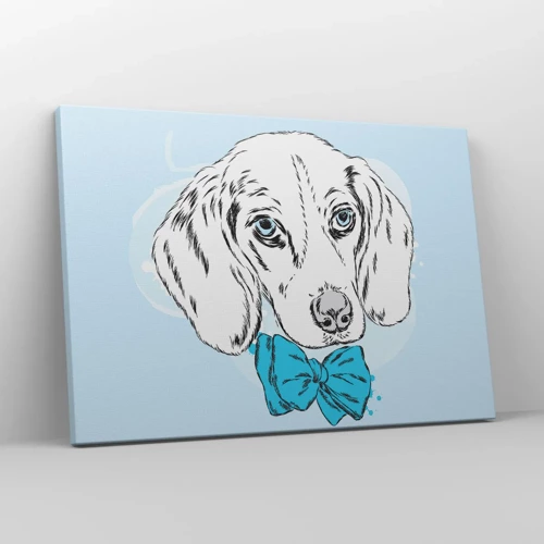 Bild auf Leinwand - Leinwandbild - Hunde-Eleganz - 70x50 cm