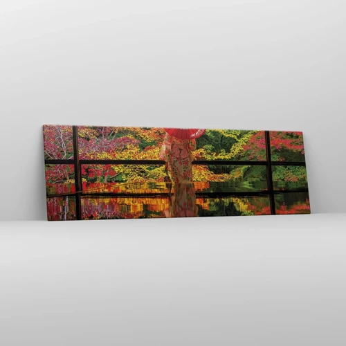 Bild auf Leinwand - Leinwandbild - Im Tempel der Natur - 160x50 cm