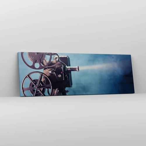 Bild auf Leinwand - Leinwandbild - Im alten Kino - 90x30 cm