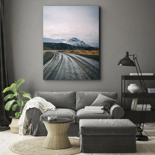 Bild auf Leinwand - Leinwandbild - Im isländischen Flair - 50x70 cm