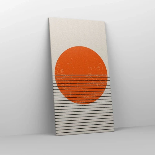 Bild auf Leinwand - Leinwandbild - Immer die Sonne - 65x120 cm
