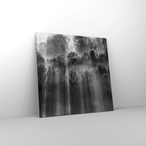 Bild auf Leinwand - Leinwandbild - In Lichtstrahlen - 70x70 cm