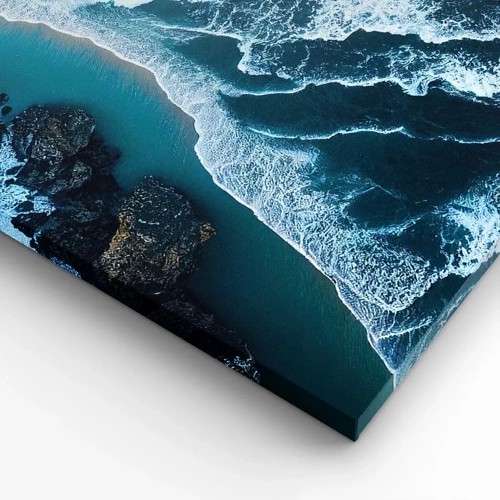 Bild auf Leinwand - Leinwandbild - In Wellen gehüllt - 50x70 cm