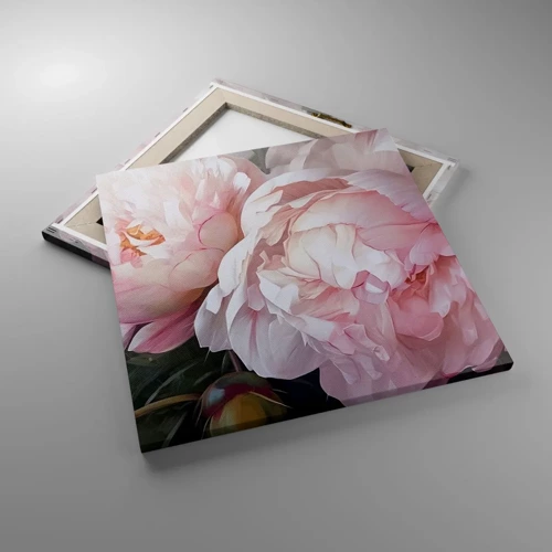 Bild auf Leinwand - Leinwandbild - In der Blüte angehalten - 50x50 cm