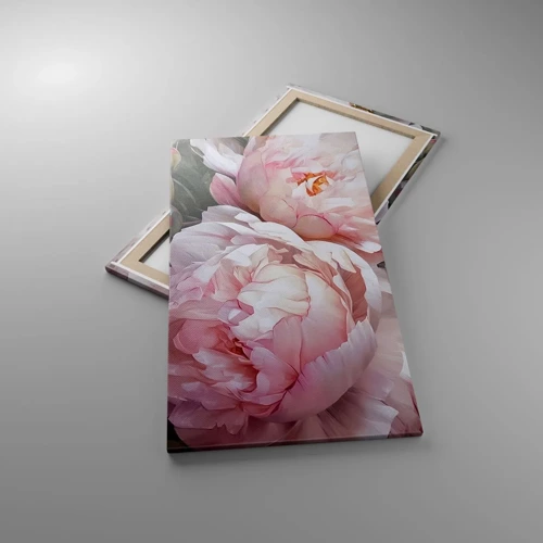 Bild auf Leinwand - Leinwandbild - In der Blüte angehalten - 55x100 cm
