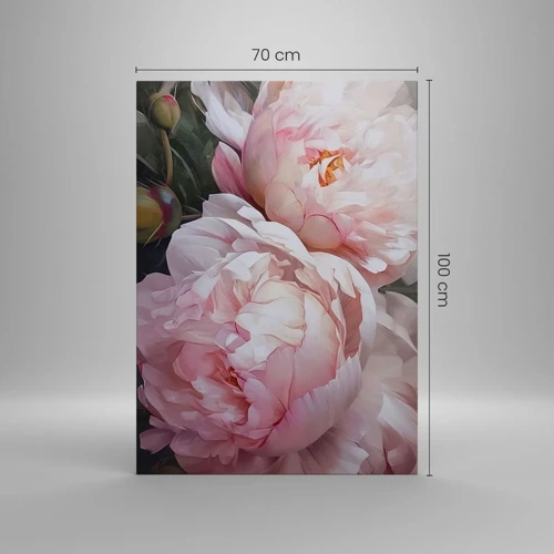 Bild auf Leinwand - Leinwandbild - In der Blüte angehalten - 70x100 cm