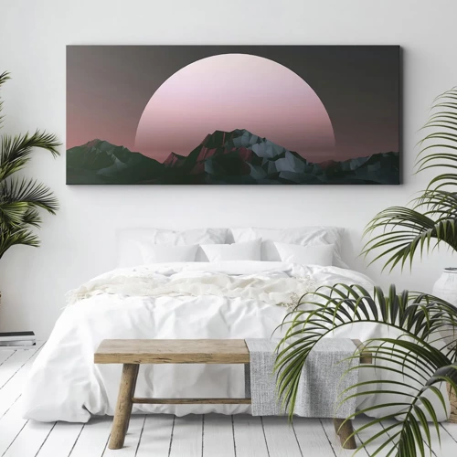 Bild auf Leinwand - Leinwandbild - In einer Nachbargalaxie - 100x40 cm