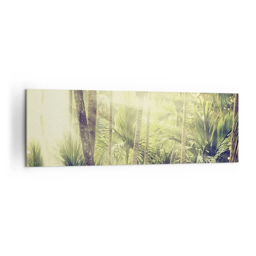 Bild auf Leinwand - Leinwandbild - In grüner Hitze - 160x50 cm