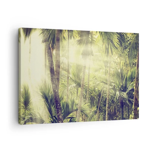 Bild auf Leinwand - Leinwandbild - In grüner Hitze - 70x50 cm