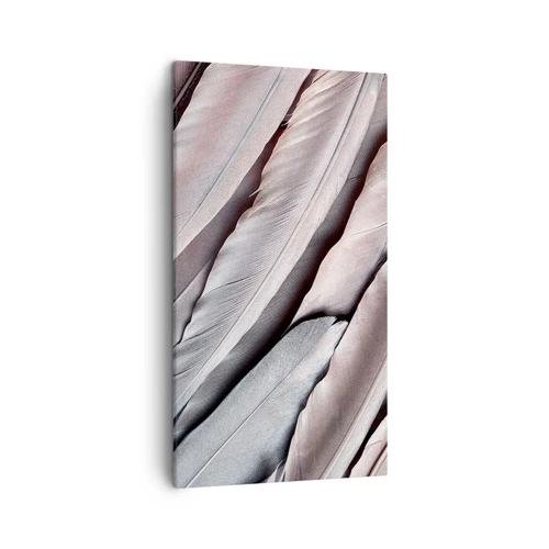 Bild auf Leinwand - Leinwandbild - In rosa Silber - 45x80 cm