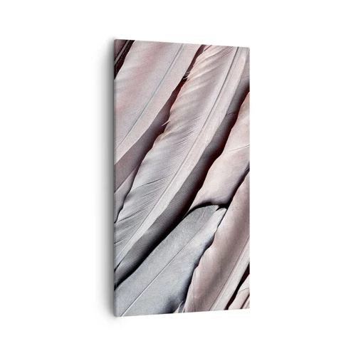 Bild auf Leinwand - Leinwandbild - In rosa Silber - 55x100 cm