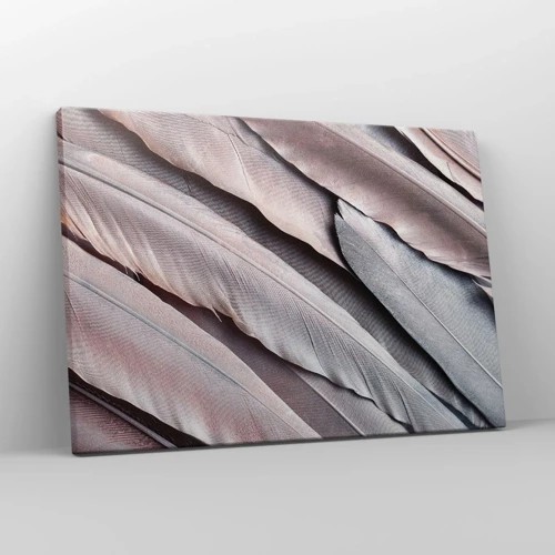 Bild auf Leinwand - Leinwandbild - In rosa Silber - 70x50 cm