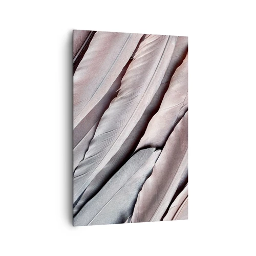 Bild auf Leinwand - Leinwandbild - In rosa Silber - 80x120 cm