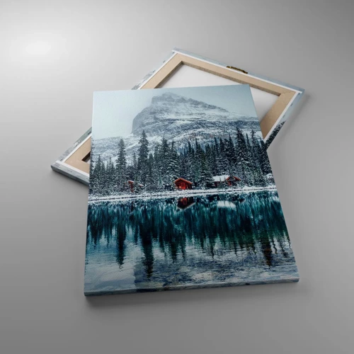 Bild auf Leinwand - Leinwandbild - Kanadischer Rückzug - 50x70 cm