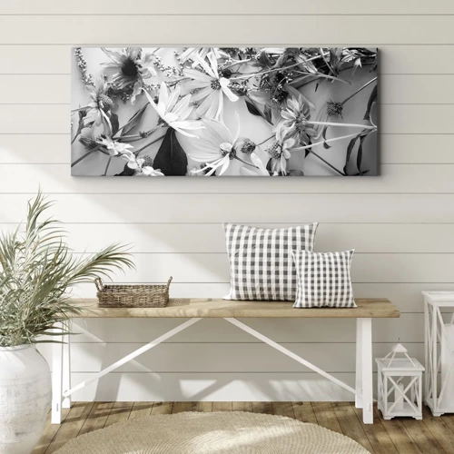 Bild auf Leinwand - Leinwandbild - Kein Blumenstrauß - 100x40 cm