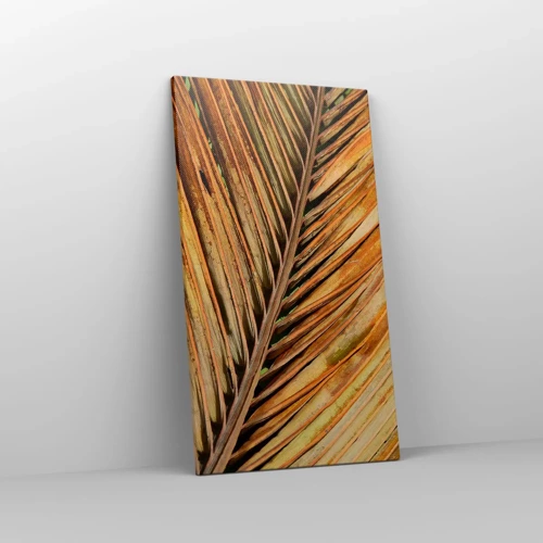 Bild auf Leinwand - Leinwandbild - Kokosnuss-Gold - 45x80 cm