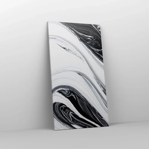 Bild auf Leinwand - Leinwandbild - Kombination aus Gegensätzen - 55x100 cm