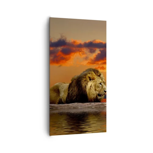 Bild auf Leinwand - Leinwandbild - König der Natur - 65x120 cm