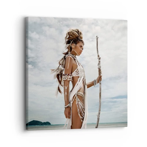 Bild auf Leinwand - Leinwandbild - Königin der Tropen - 30x30 cm