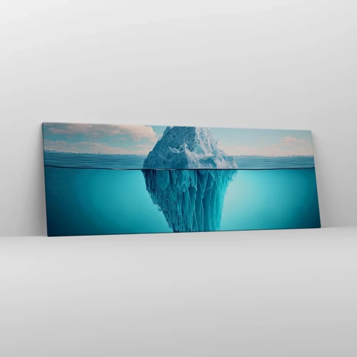 Bild auf Leinwand - Leinwandbild - Königin des Eises - 140x50 cm