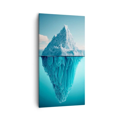 Bild auf Leinwand - Leinwandbild - Königin des Eises - 55x100 cm