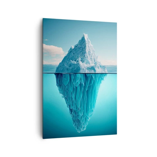 Bild auf Leinwand - Leinwandbild - Königin des Eises - 70x100 cm