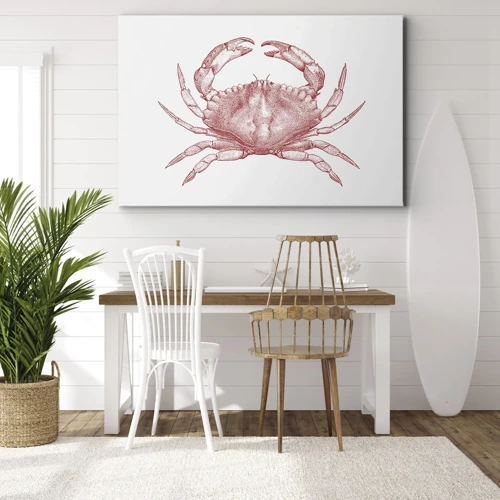 Bild auf Leinwand - Leinwandbild - Krabbe aller Krabben - 70x50 cm