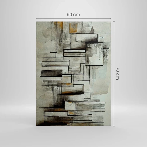 Bild auf Leinwand - Leinwandbild - Kraft der Einfachheit - 50x70 cm