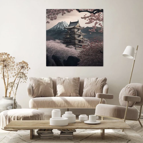 Bild auf Leinwand - Leinwandbild - Land der Kirschblüten - 30x30 cm