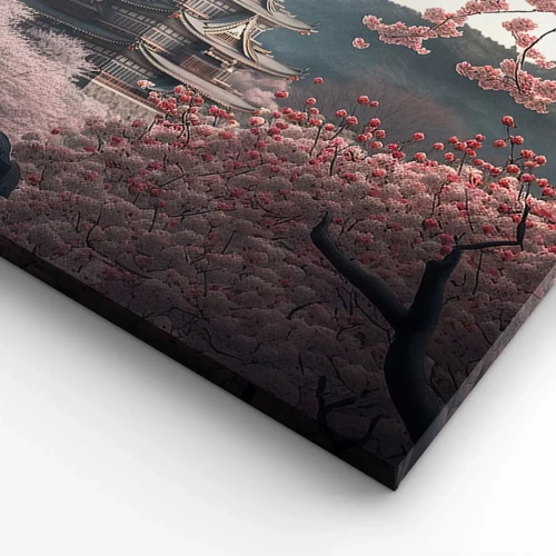 Bild auf Leinwand - Leinwandbild - Land der Kirschblüten - 70x70 cm