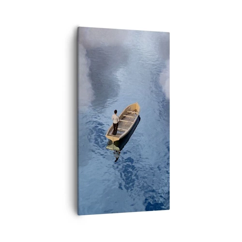 Bild auf Leinwand - Leinwandbild - Leben – Reise – unbekannt - 55x100 cm