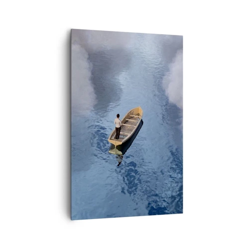 Bild auf Leinwand - Leinwandbild - Leben – Reise – unbekannt - 80x120 cm