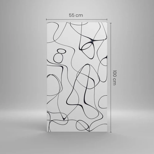 Bild auf Leinwand - Leinwandbild - Lebenswege, Wechselfälle - 55x100 cm