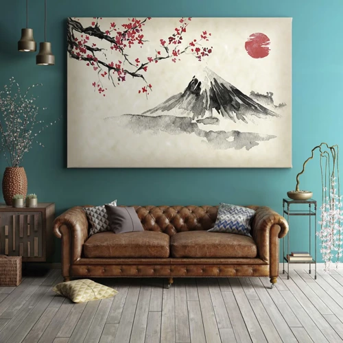 Bild auf Leinwand - Leinwandbild - Liebe Japan - 120x80 cm