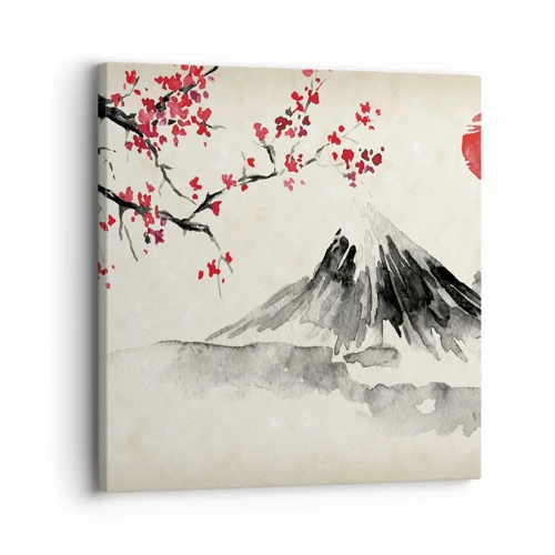 Bild auf Leinwand - Leinwandbild - Liebe Japan - 30x30 cm