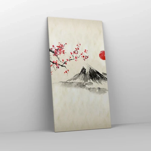 Bild auf Leinwand - Leinwandbild - Liebe Japan - 65x120 cm