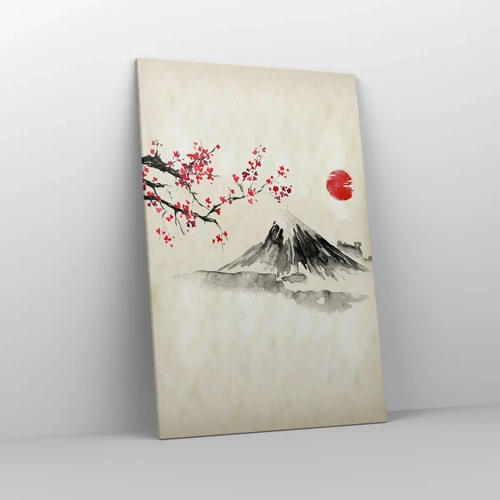 Bild auf Leinwand - Leinwandbild - Liebe Japan - 80x120 cm