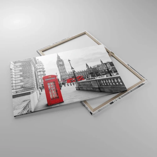 Bild auf Leinwand - Leinwandbild - London, ohne Zweifel - 100x70 cm