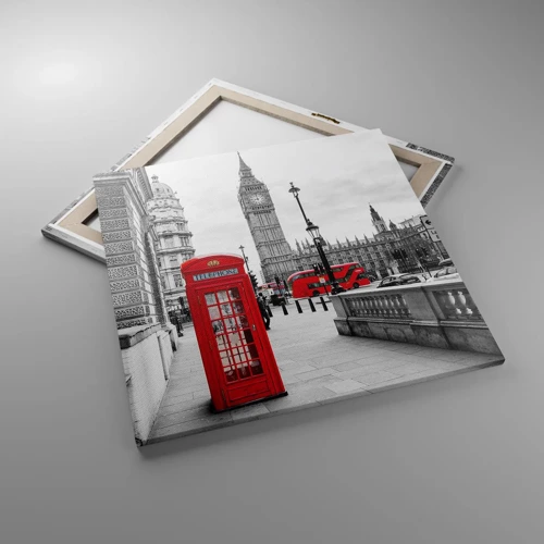 Bild auf Leinwand - Leinwandbild - London, ohne Zweifel - 70x70 cm