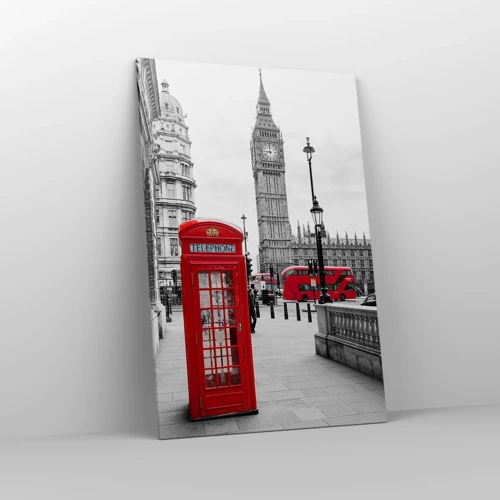 Bild auf Leinwand - Leinwandbild - London, ohne Zweifel - 80x120 cm