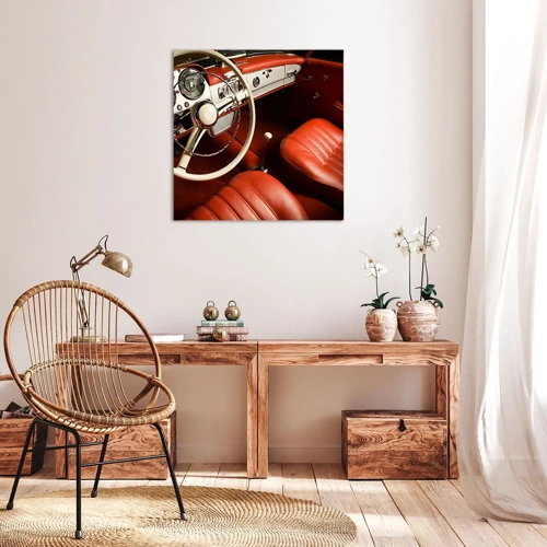 Bild auf Leinwand - Leinwandbild - Luxus im Vintagestil - 30x30 cm