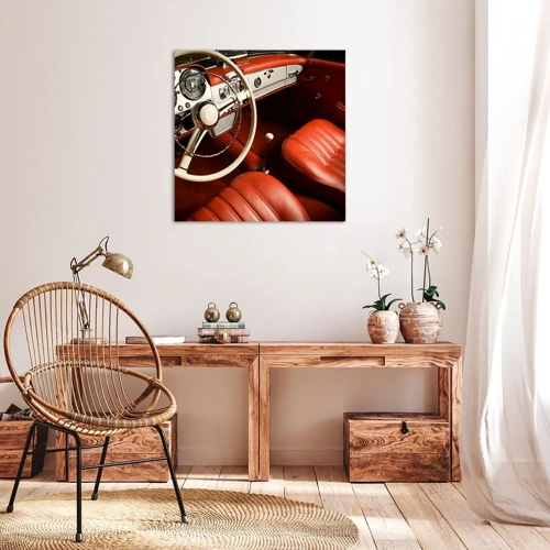 Bild auf Leinwand - Leinwandbild - Luxus im Vintagestil - 60x60 cm