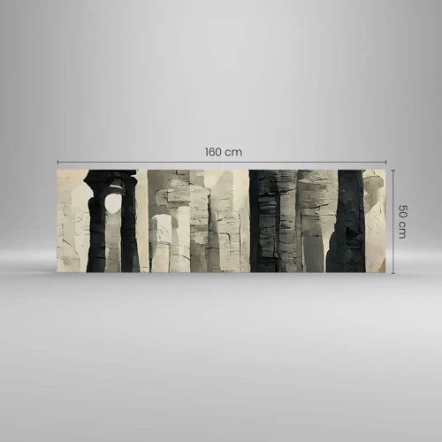 Bild auf Leinwand - Leinwandbild - Majestät der Antike - 160x50 cm