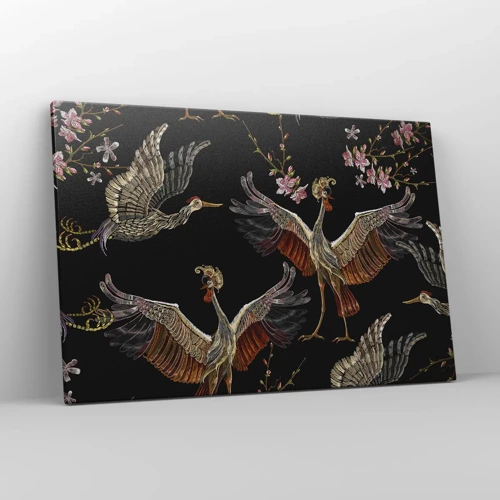 Bild auf Leinwand - Leinwandbild - Märchenvogel - 120x80 cm