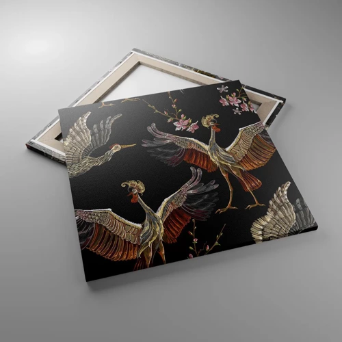 Bild auf Leinwand - Leinwandbild - Märchenvogel - 60x60 cm